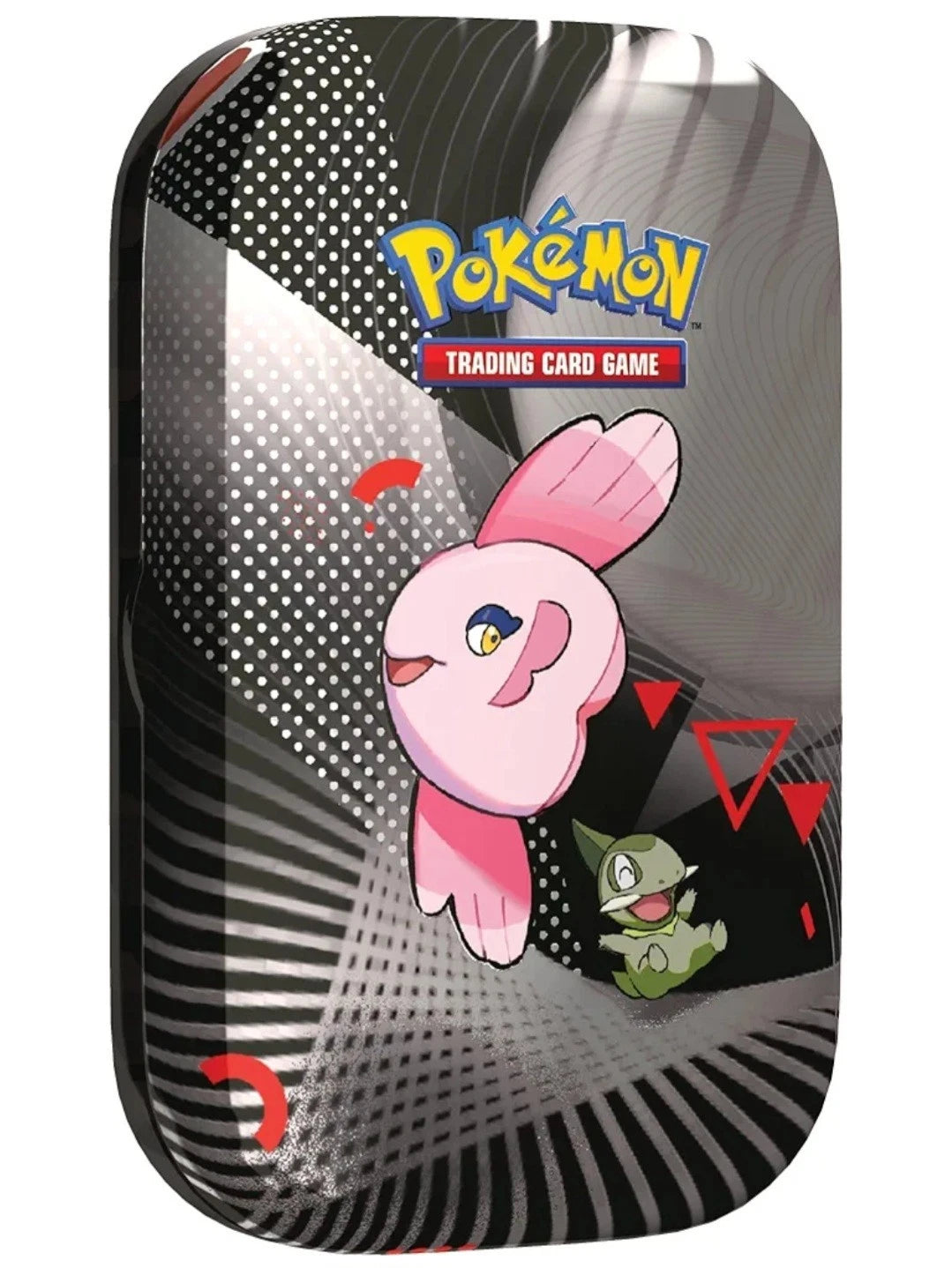 Pokemon Scarlet & Violet: Black Bolt & White Flare Unova Mini Tin – Alomomola & Axew