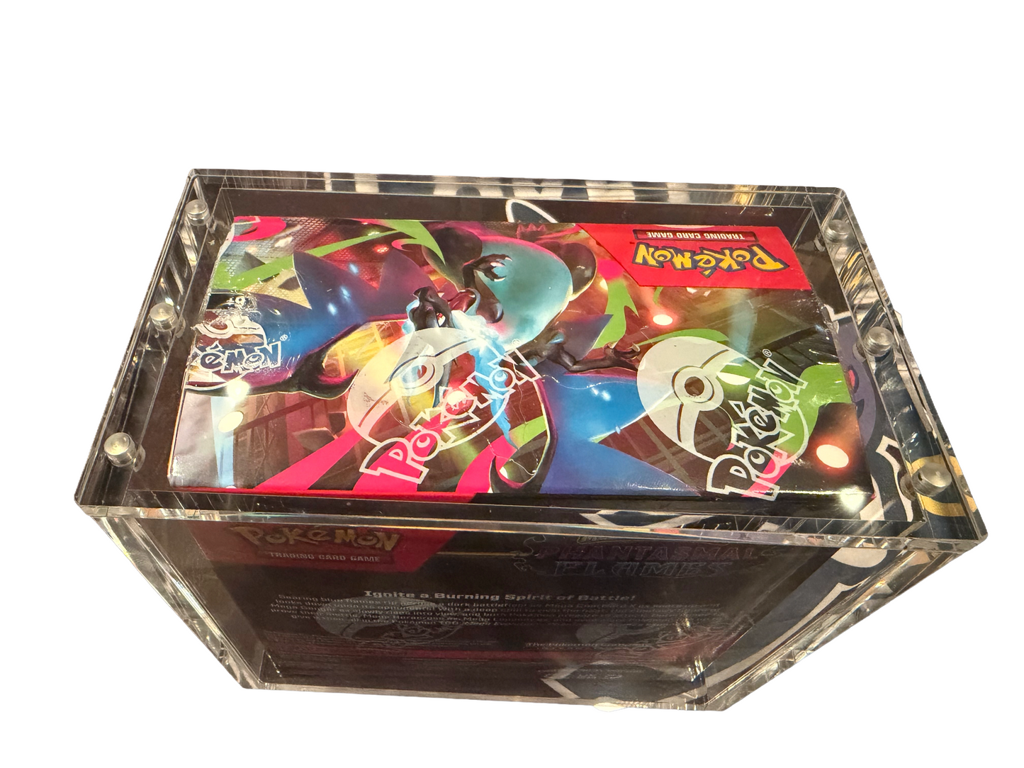 Acrylic Protective Display Case for English Pokémon Booster Box