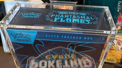 Pokémon TCG: Mega Evolution Phantasmal Flames Elite Trainer Box complete with Premium Acrylic Case
